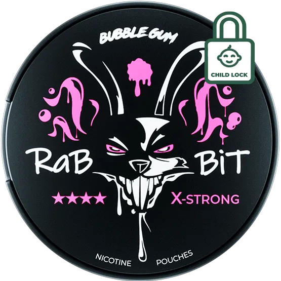 Rabbit Bubble Gum-Nikotinbeutel-Gigasnus.de