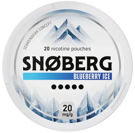SNOBERG Blueberry Ice 20mg-Nikotinbeutel-Gigasnus.de
