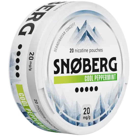 SNOBERG Cool Peppermint 20mg-Nikotinbeutel-Gigasnus.de
