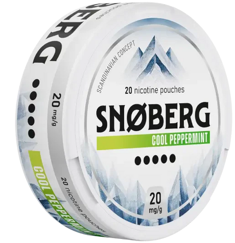 SNOBERG Cool Peppermint 20mg-Nikotinbeutel-Gigasnus.de