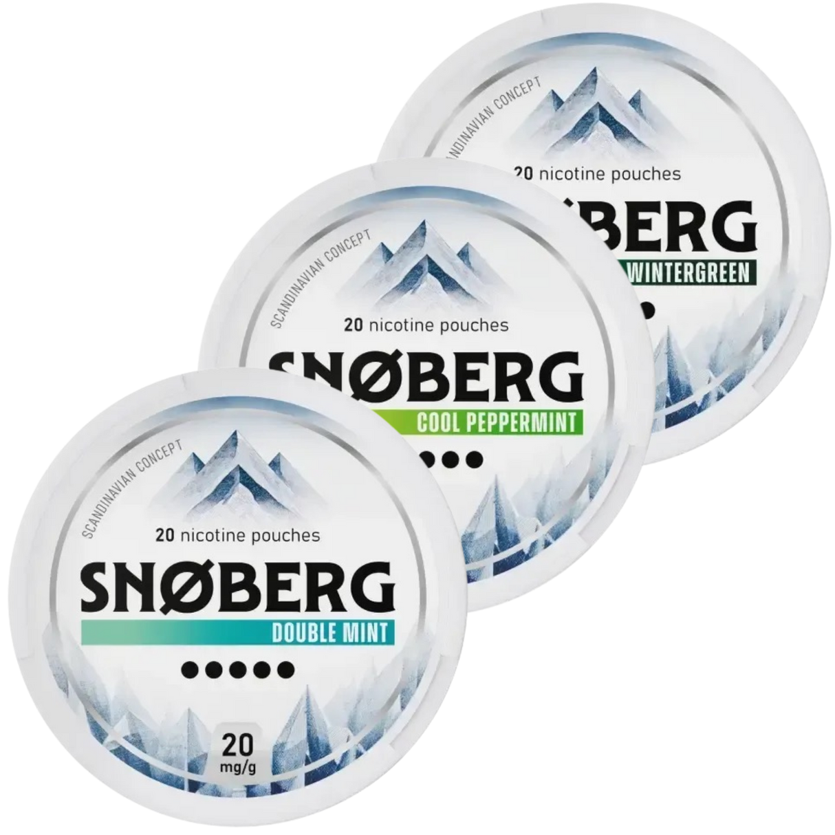 SNOBERG Mint Mix-Pack-Nikotinbeutel-Gigasnus.de