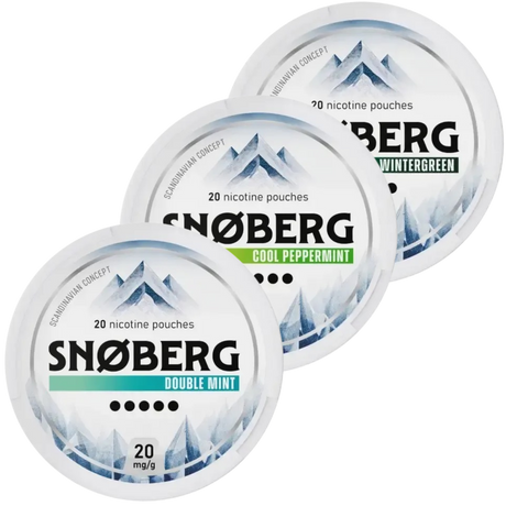 SNOBERG Mint Mix-Pack-Nikotinbeutel-Gigasnus.de