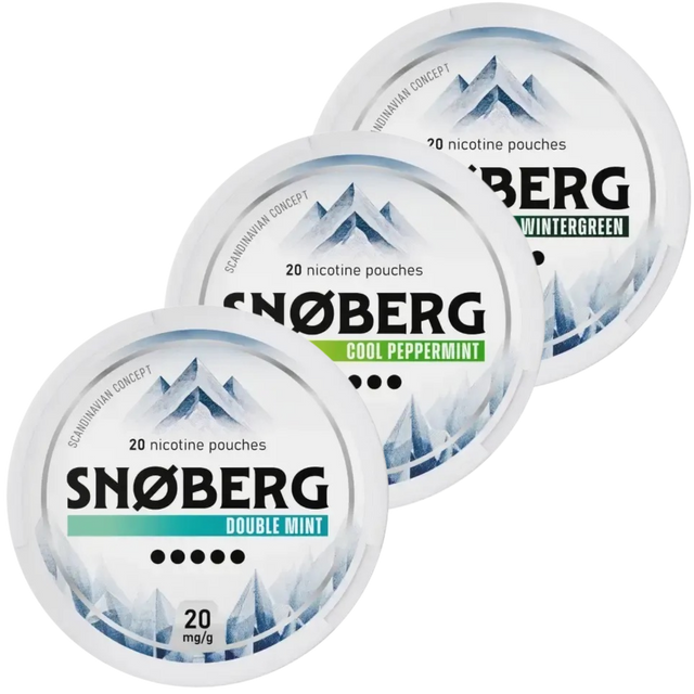 SNOBERG Mint Mix-Pack-Nikotinbeutel-Gigasnus.de