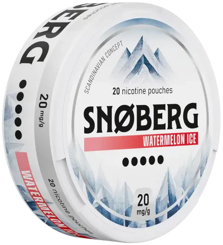 SNOBERG Watermelon Ice 20mg-Nikotinbeutel-Gigasnus.de