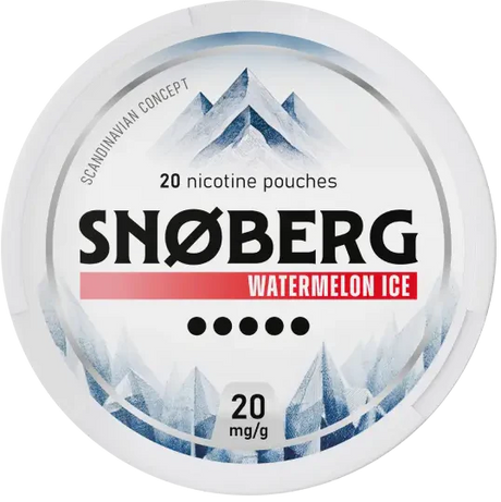 SNOBERG Watermelon Ice 20mg-Nikotinbeutel-Gigasnus.de