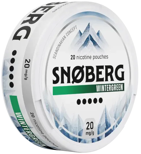 SNOBERG Wintergreen 20mg-Nikotinbeutel-Gigasnus.de