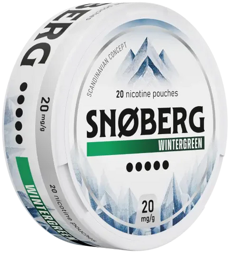 SNOBERG Wintergreen 20mg-Nikotinbeutel-Gigasnus.de