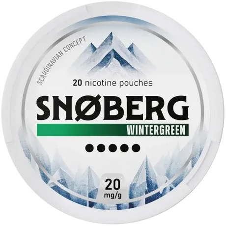 SNOBERG Wintergreen 20mg-Nikotinbeutel-Gigasnus.de