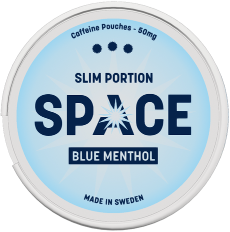 SPACE Blue Menthol-Koffein Pouches-Gigasnus.de