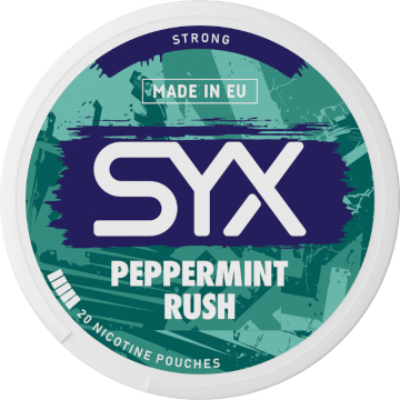 SYX Peppermint Rush Strong-Nikotinbeutel-Gigasnus.de