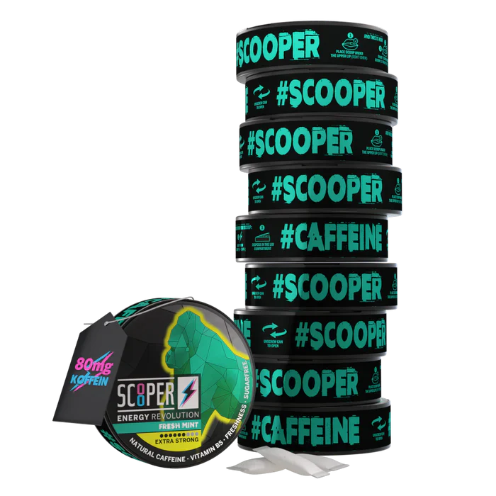 Scooper Energy Fresh Mint-Nikotinfreier Snus-Gigasnus.de