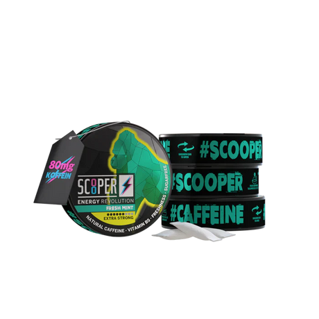 Scooper Energy Fresh Mint-Nikotinfreier Snus-Gigasnus.de
