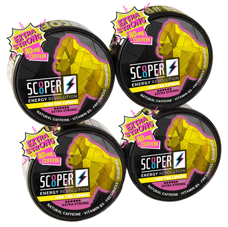 Scooper Energy Iced Tea Lemon-Nikotinfreier Snus-Gigasnus.de