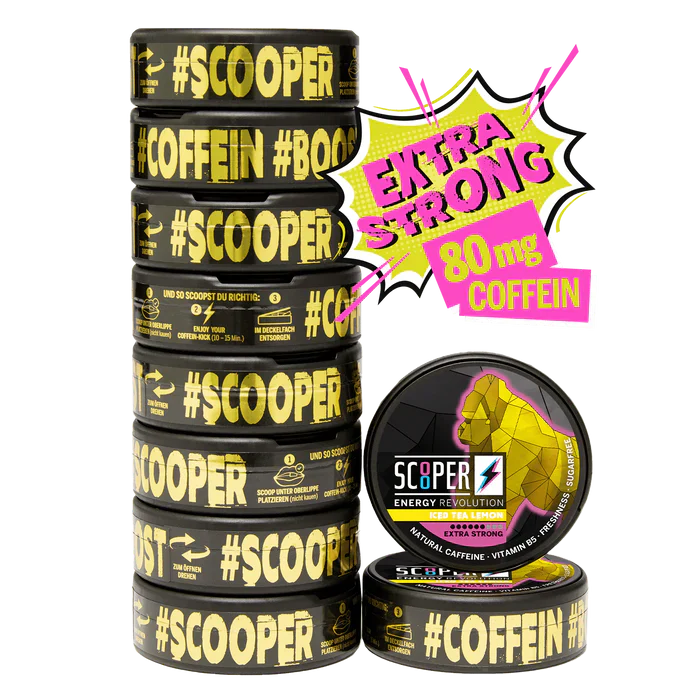 Scooper Energy Iced Tea Lemon-Nikotinfreier Snus-Gigasnus.de