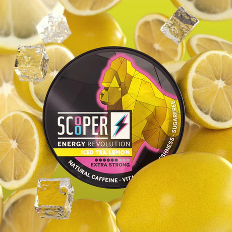 Scooper Energy Iced Tea Lemon-Nikotinfreier Snus-Gigasnus.de