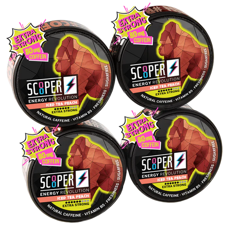 Scooper Energy Iced Tea Peach-Nikotinfreier Snus-Gigasnus.de