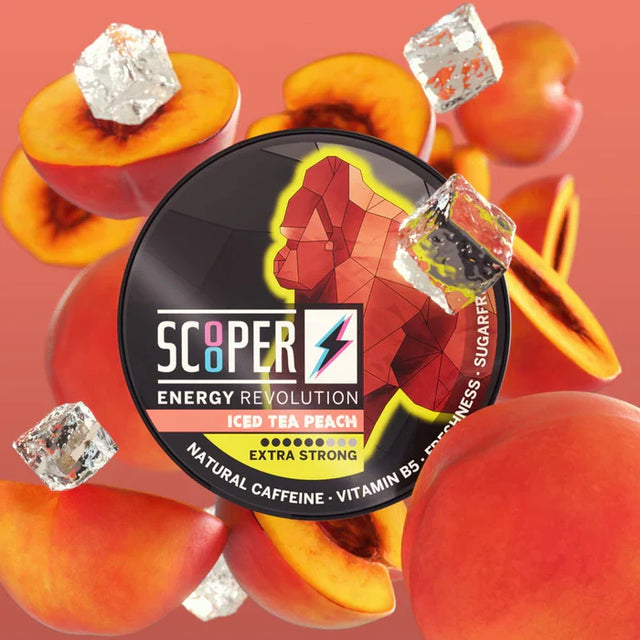 Scooper Energy Iced Tea Peach-Nikotinfreier Snus-Gigasnus.de