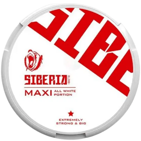 Siberia Maxi All White Portion-Nikotinbeutel-Gigasnus.de