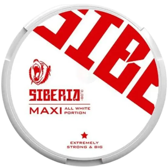 Siberia Maxi All White Portion-Nikotinbeutel-Gigasnus.de