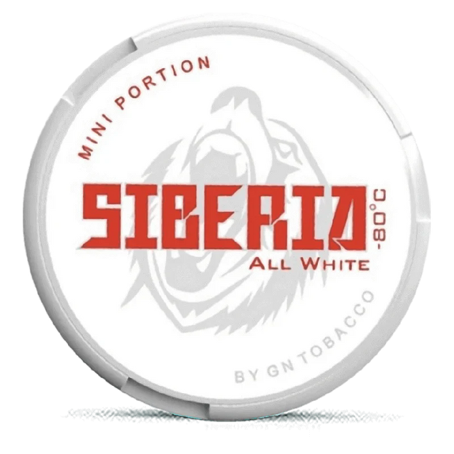 Siberia Mini All White Portion-Nikotinbeutel-Gigasnus.de
