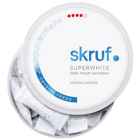 Skruf Superwhite Crystal Fresh-Nikotinbeutel-Gigasnus.de