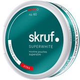 Skruf Superwhite Frozen Mint No.60-Nikotinbeutel-Gigasnus.de