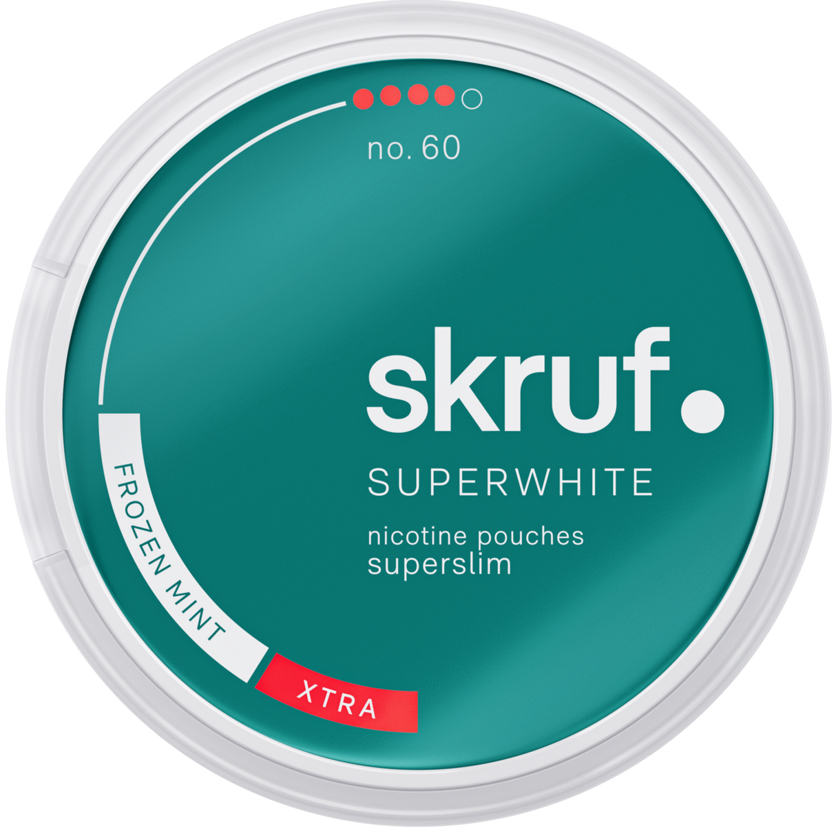 Skruf Superwhite Frozen Mint No.60-Nikotinbeutel-Gigasnus.de