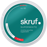 Skruf Superwhite Frozen Mint No.60-Nikotinbeutel-Gigasnus.de