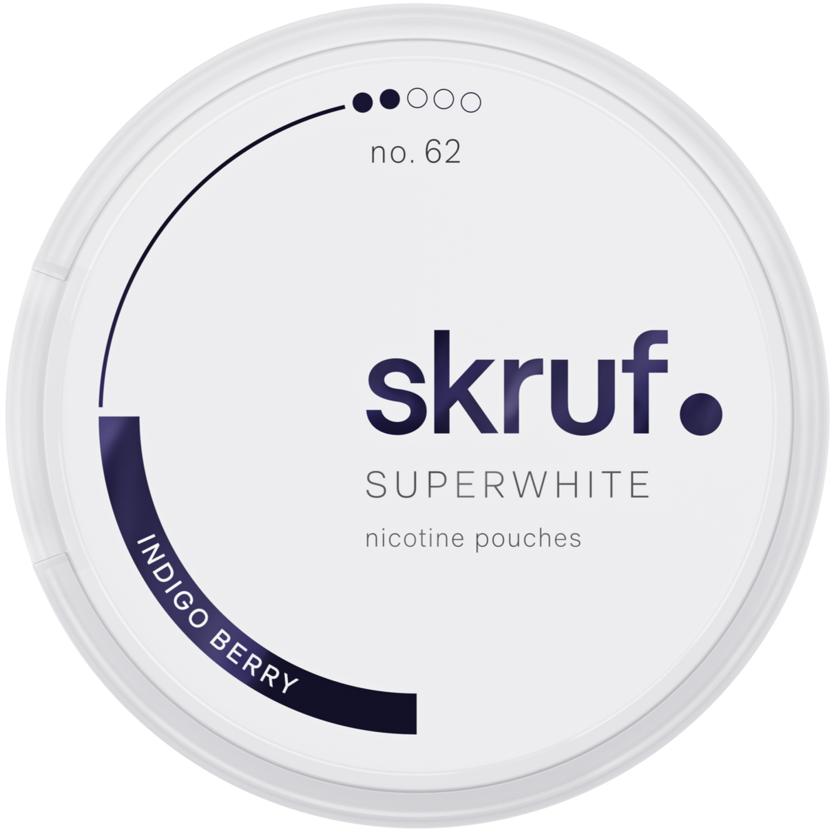Skruf Superwhite Indigo No.62-Nikotinbeutel-Gigasnus.de