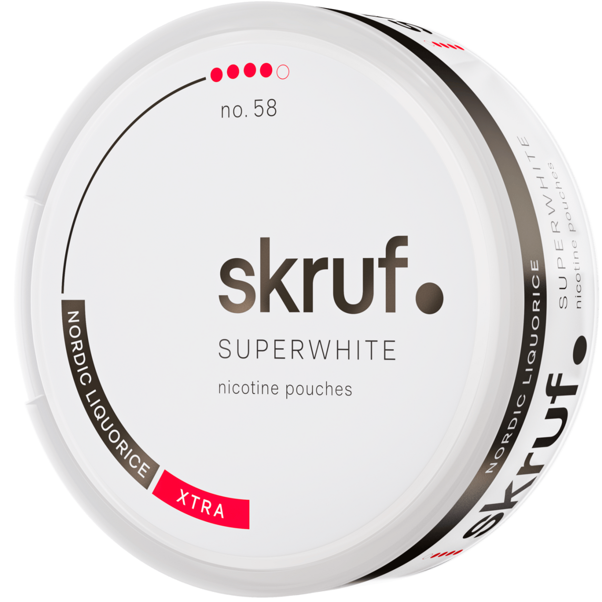 Skruf Superwhite Nordic No.58-Nikotinbeutel-Gigasnus.de