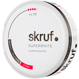 Skruf Superwhite Nordic No.58-Nikotinbeutel-Gigasnus.de