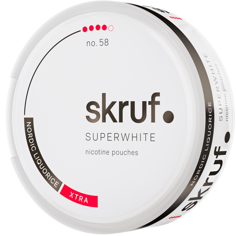 Skruf Superwhite Nordic No.58-Nikotinbeutel-Gigasnus.de
