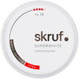 Skruf Superwhite Nordic No.58-Nikotinbeutel-Gigasnus.de