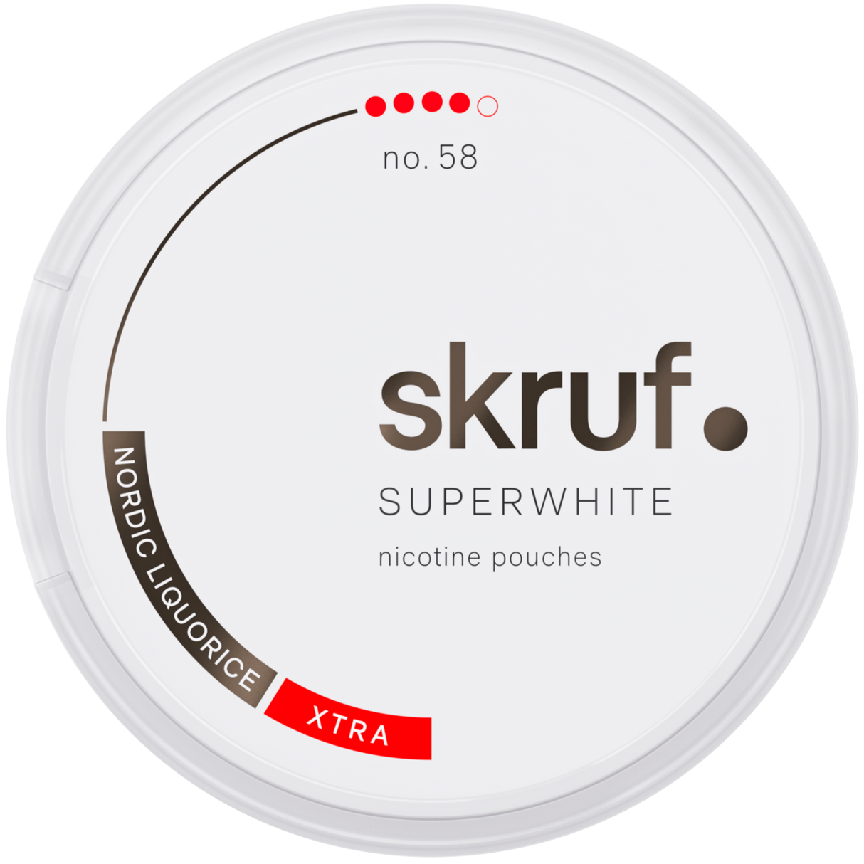 Skruf Superwhite Nordic No.58-Nikotinbeutel-Gigasnus.de