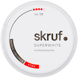 Skruf Superwhite Nordic No.58-Nikotinbeutel-Gigasnus.de