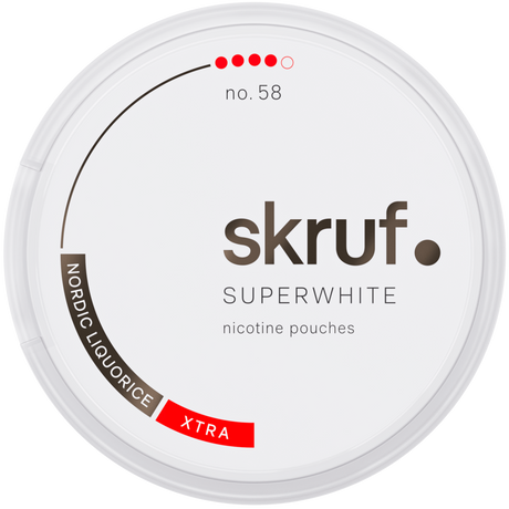 Skruf Superwhite Nordic No.58-Nikotinbeutel-Gigasnus.de