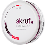 Skruf Superwhite Purple Cassice No.63-Nikotinbeutel-Gigasnus.de