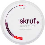Skruf Superwhite Purple Cassice No.63-Nikotinbeutel-Gigasnus.de