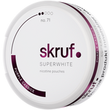 Skruf Superwhite Purple Cassice No.71-Nikotinbeutel-Gigasnus.de