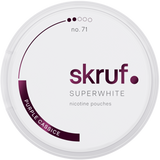 Skruf Superwhite Purple Cassice No.71-Nikotinbeutel-Gigasnus.de