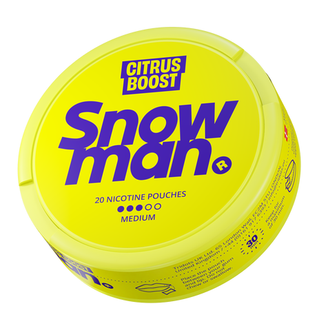 Snowman Citrus Boost 9mg-Nikotinbeutel-Gigasnus.de