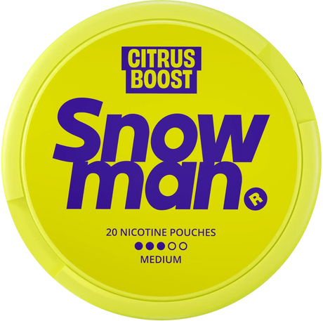 Snowman Citrus Boost 9mg-Nikotinbeutel-Gigasnus.de