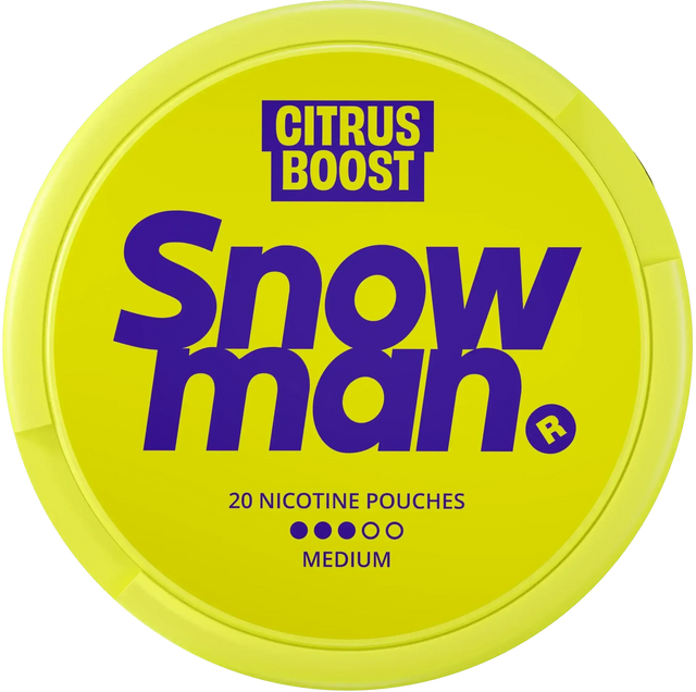 Snowman Citrus Boost 9mg-Nikotinbeutel-Gigasnus.de