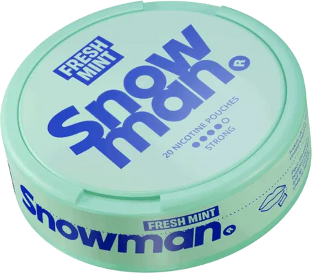 Snowman Fresh Mint 12mg-Nikotinbeutel-Gigasnus.de