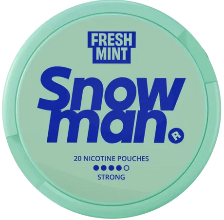 Snowman Fresh Mint 12mg-Nikotinbeutel-Gigasnus.de