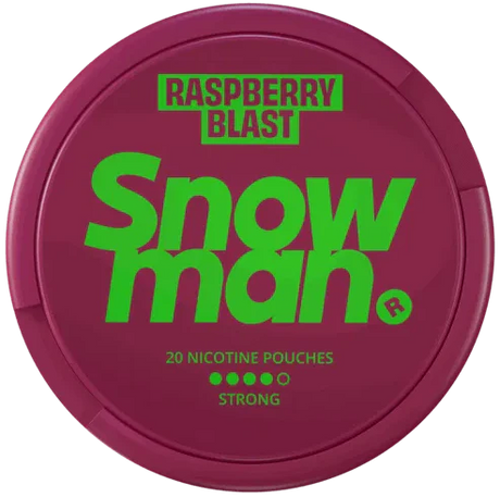 Snowman Raspberry Blast 12mg-Nikotinbeutel-Gigasnus.de