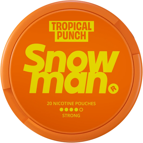 Snowman Tropical punch 12mg-Nicotine Pouches-Gigasnus.com