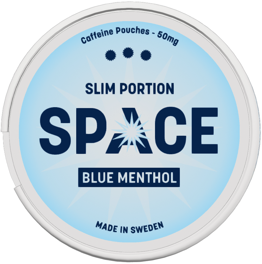 SPACE Blue Menthol-Koffein Pouches-Gigasnus.de