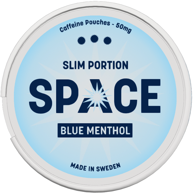 SPACE Blue Menthol-Koffein Pouches-Gigasnus.de