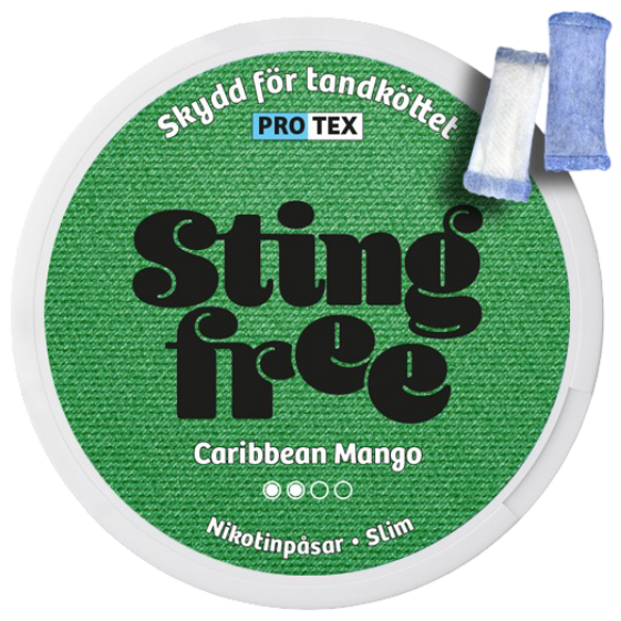 Stingfree Caribbean Mango-Nikotinbeutel-Gigasnus.de